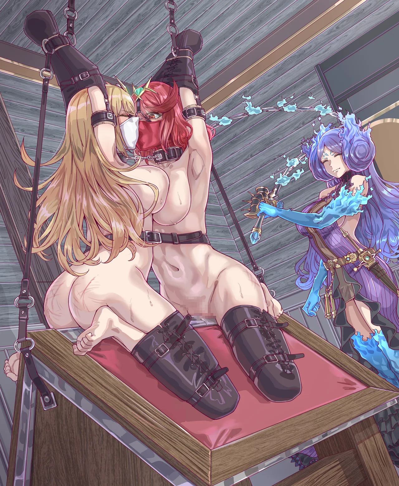 An Unexpected Journey page 31 featuring mythra xenoblade chronicles 2 parody - blindfold pantyhose hentai manga - read online free