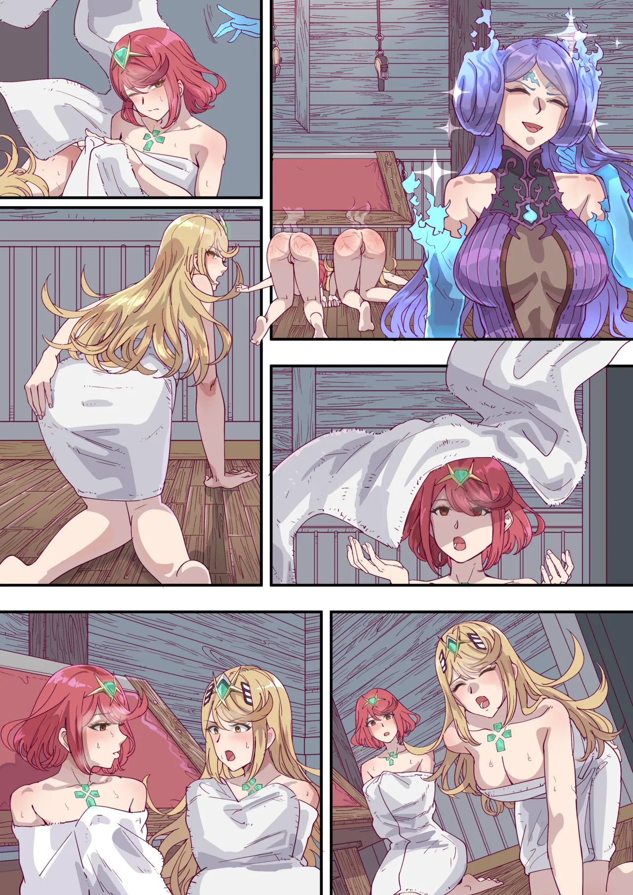 An Unexpected Journey page 38 featuring mythra xenoblade chronicles 2 parody - blindfold pantyhose hentai manga - read online free