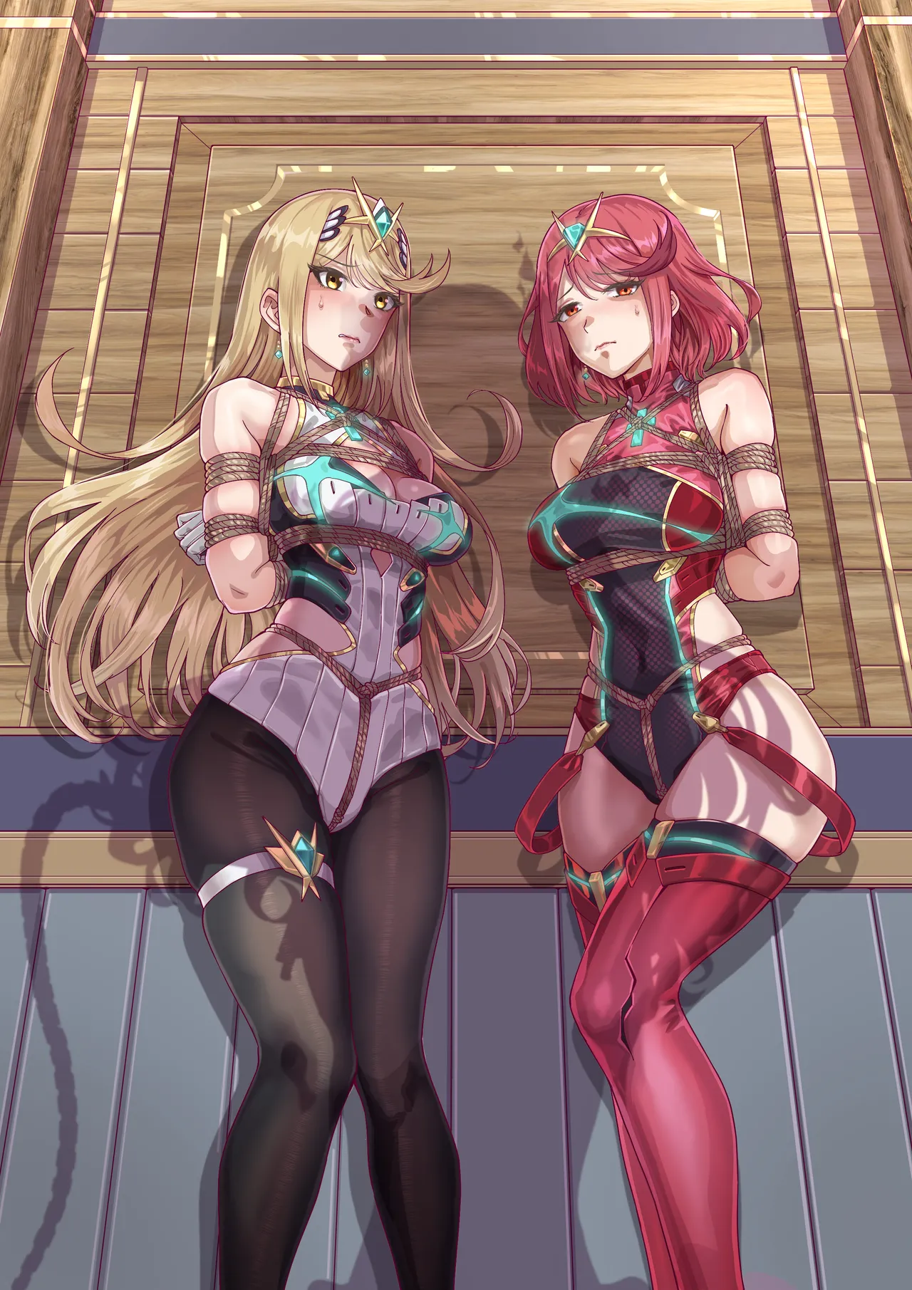 An Unexpected Journey page 41 featuring mythra xenoblade chronicles 2 parody - blindfold pantyhose hentai manga - read online free