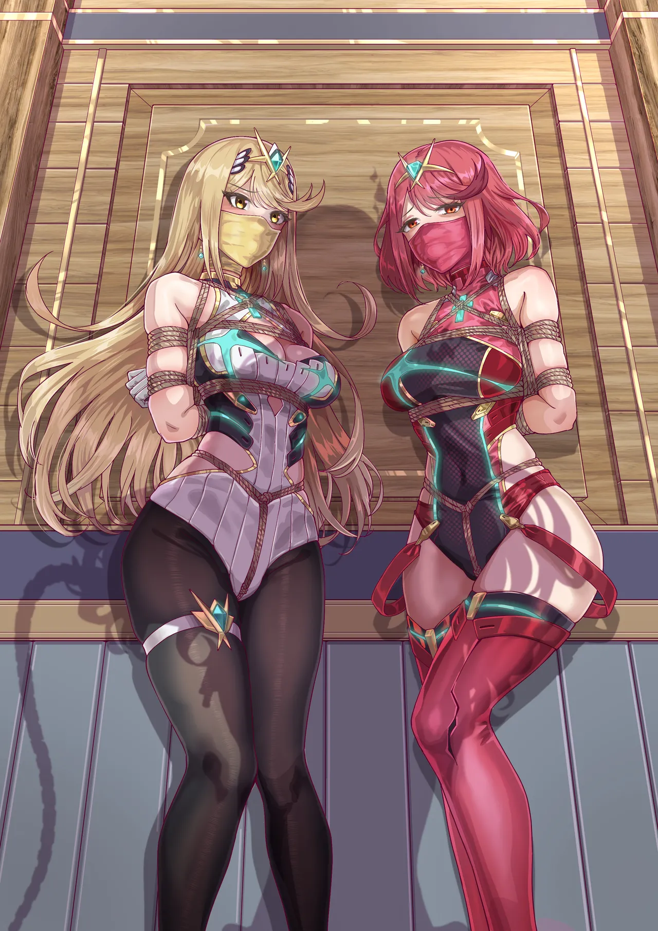 An Unexpected Journey page 48 featuring mythra xenoblade chronicles 2 parody - blindfold pantyhose hentai manga - read online free