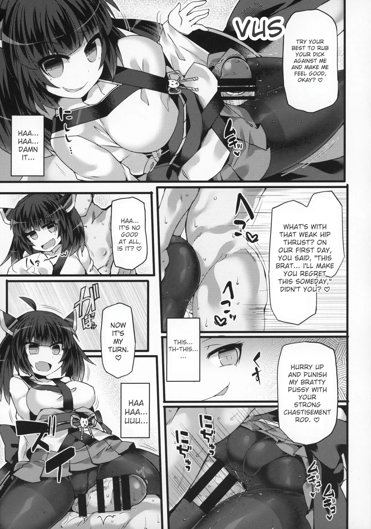Overwhelmed by Weakness in Tohoku Kiritan, Trained with Black Stockings and Forced into Shameless Obedient Ejaculation page 12 featuring kiritan tohoku voiceroid parody - sole female sole male hentai manga - read online free