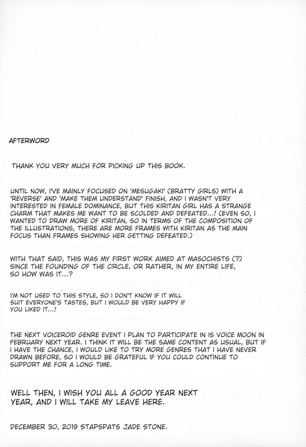 Overwhelmed by Weakness in Tohoku Kiritan, Trained with Black Stockings and Forced into Shameless Obedient Ejaculation page 20 featuring kiritan tohoku voiceroid parody - sole female sole male hentai manga - read online free