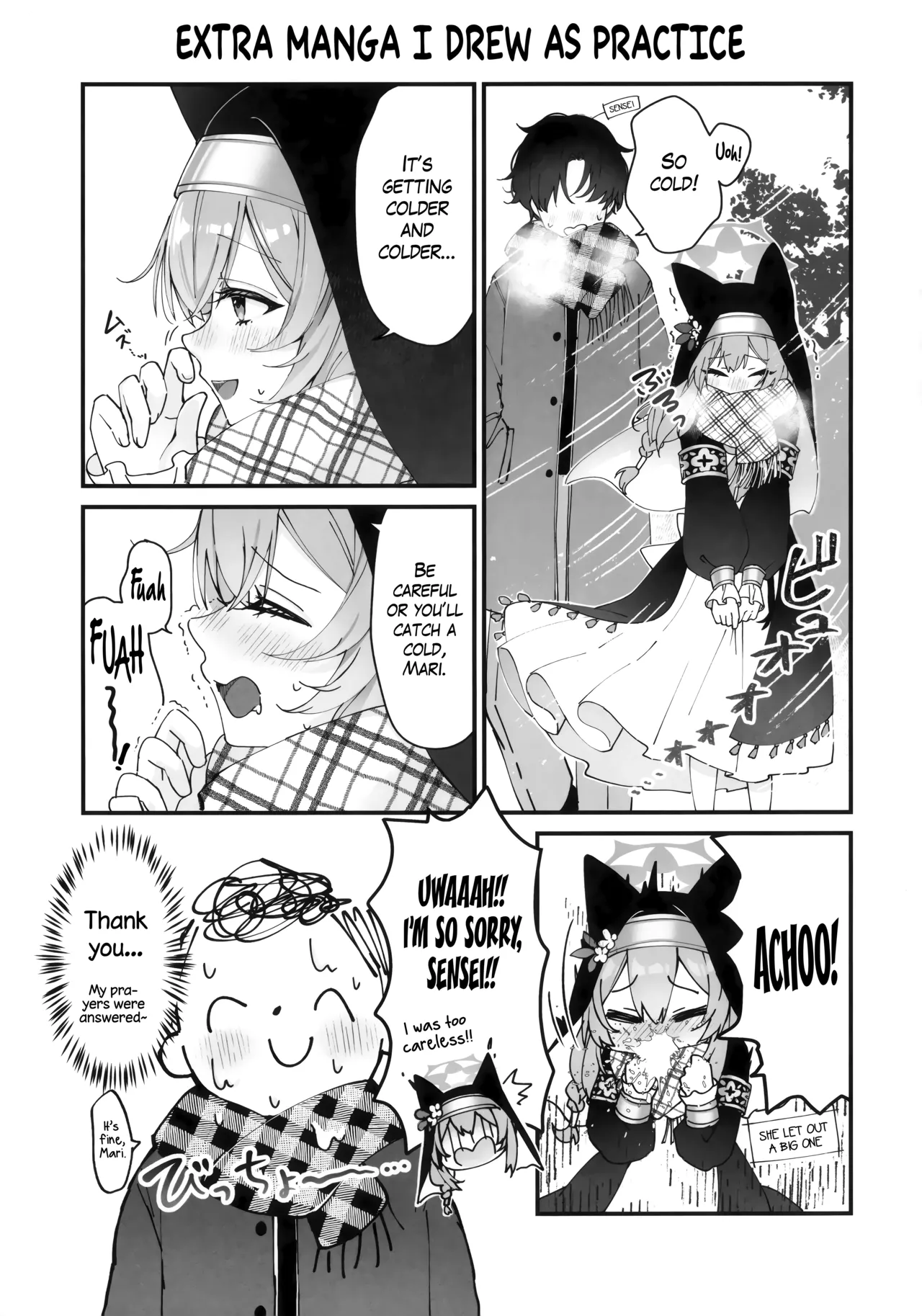 Hodokeru Kisetsu - A Season of Release page 16 featuring mari iochi blue archive parody - sweating nun hentai manga - read online free