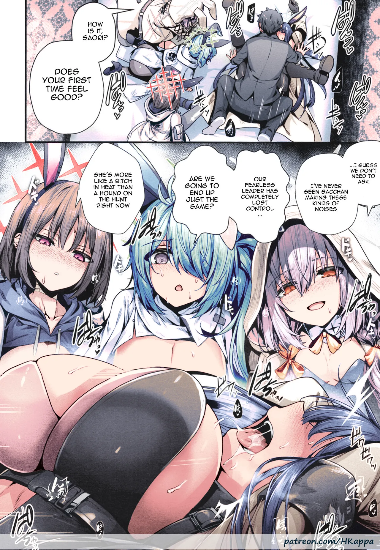 Bunny+ page 23 featuring sensei blue archive parody - big breasts group hentai manga - read online free