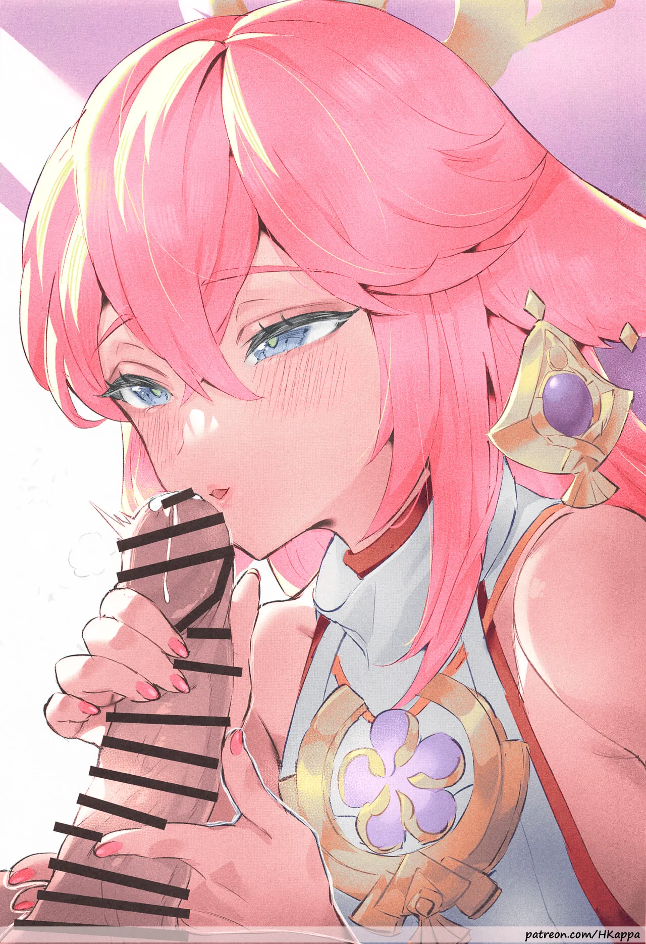 Chimyaku Ijou: Seiyoku+100% | Ley Line Disorder: Libido Increased by 100% page 20 featuring yae miko genshin impact parody - sole male nakadashi hentai manga - read online free