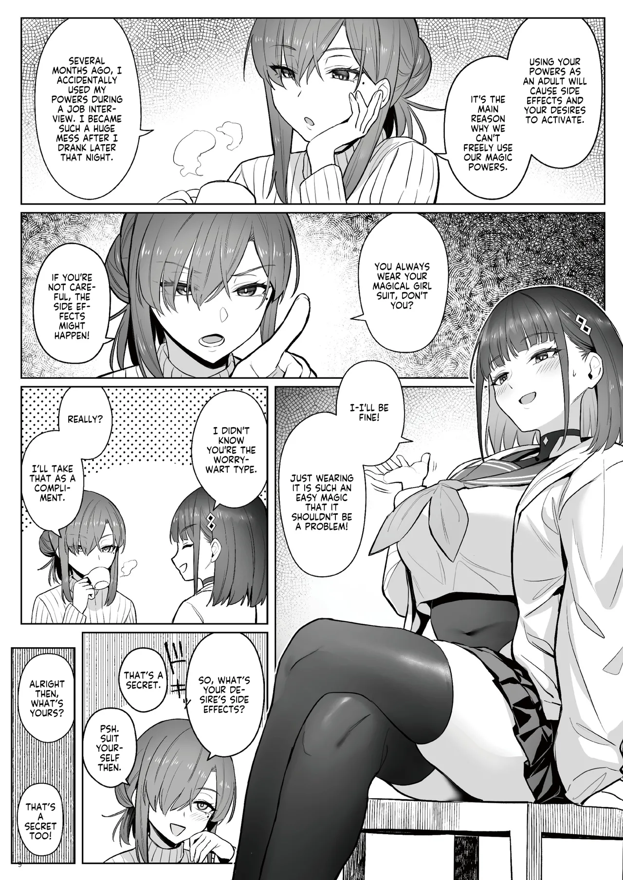 Moto Mahou Shoujo no Shigoto Hanashi Ao Zenjitsutan | Former Magical Girl Blue's Work: The Prequel - Page 8