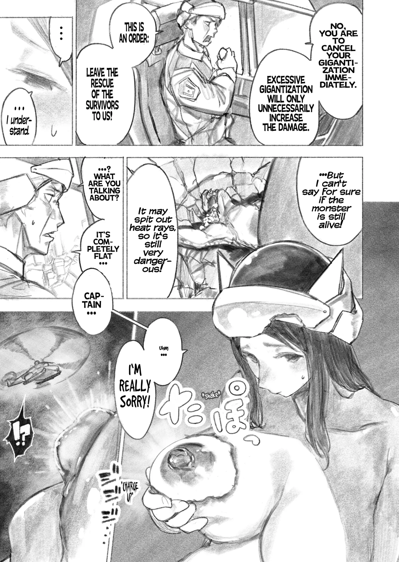 Kyodai Oyako | The Giant Mother-Daughter Duo page 20 original parody - big breasts milf hentai manga - read online free