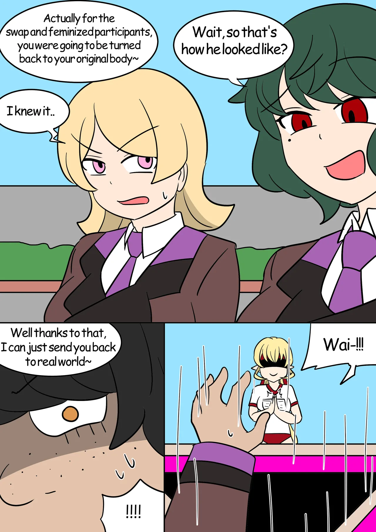 TSG page 70 original parody - transformation body swap hentai manga - read online free