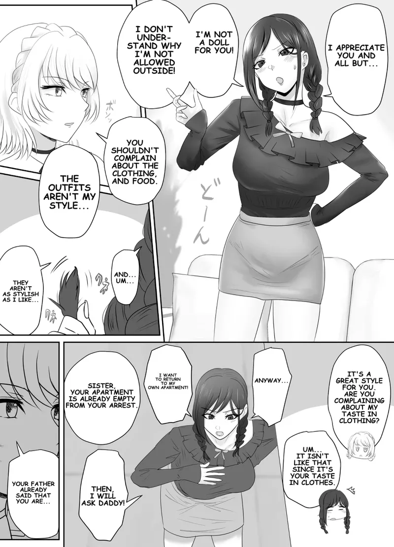 A young lady being arrested. Chapter 1-8 page 101 original parody - gag bondage hentai manga - read online free
