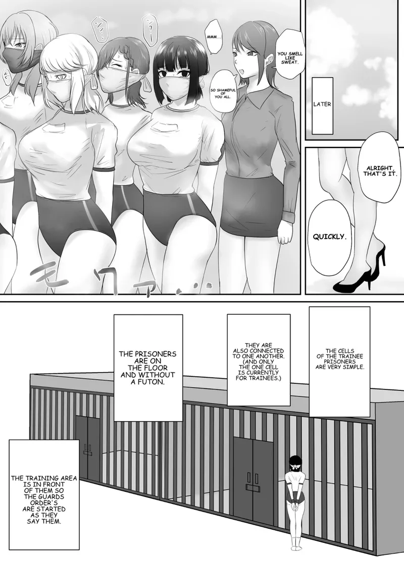 A young lady being arrested. Chapter 1-8 page 129 original parody - mouth mask bondage hentai manga - read online free