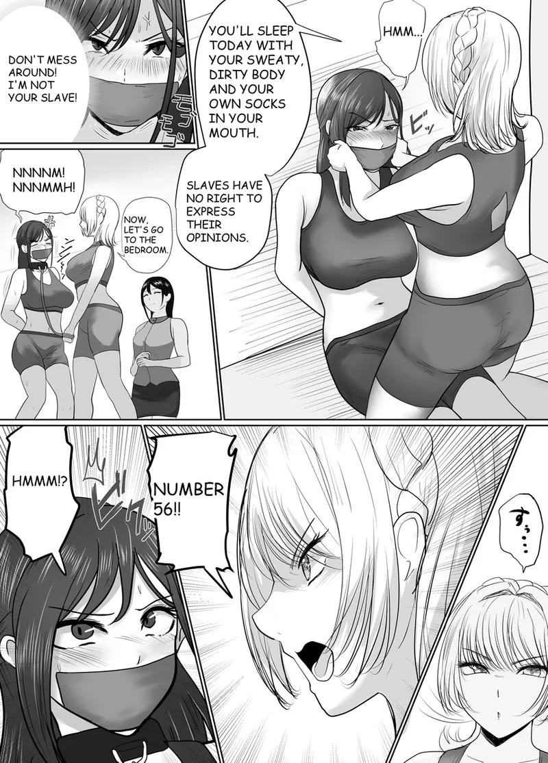 A young lady being arrested. Chapter 1-8 page 139 original parody - mouth mask bondage hentai manga - read online free