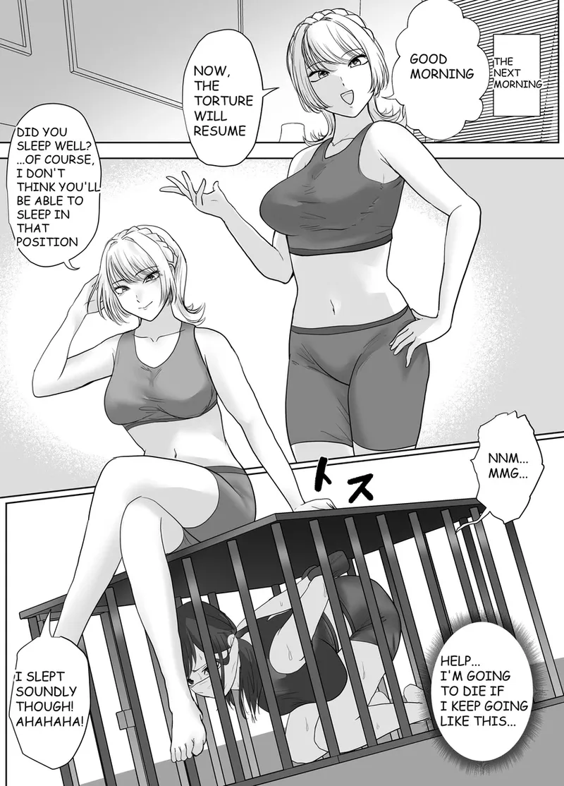 A young lady being arrested. Chapter 1-8 page 141 original parody - mouth mask bondage hentai manga - read online free