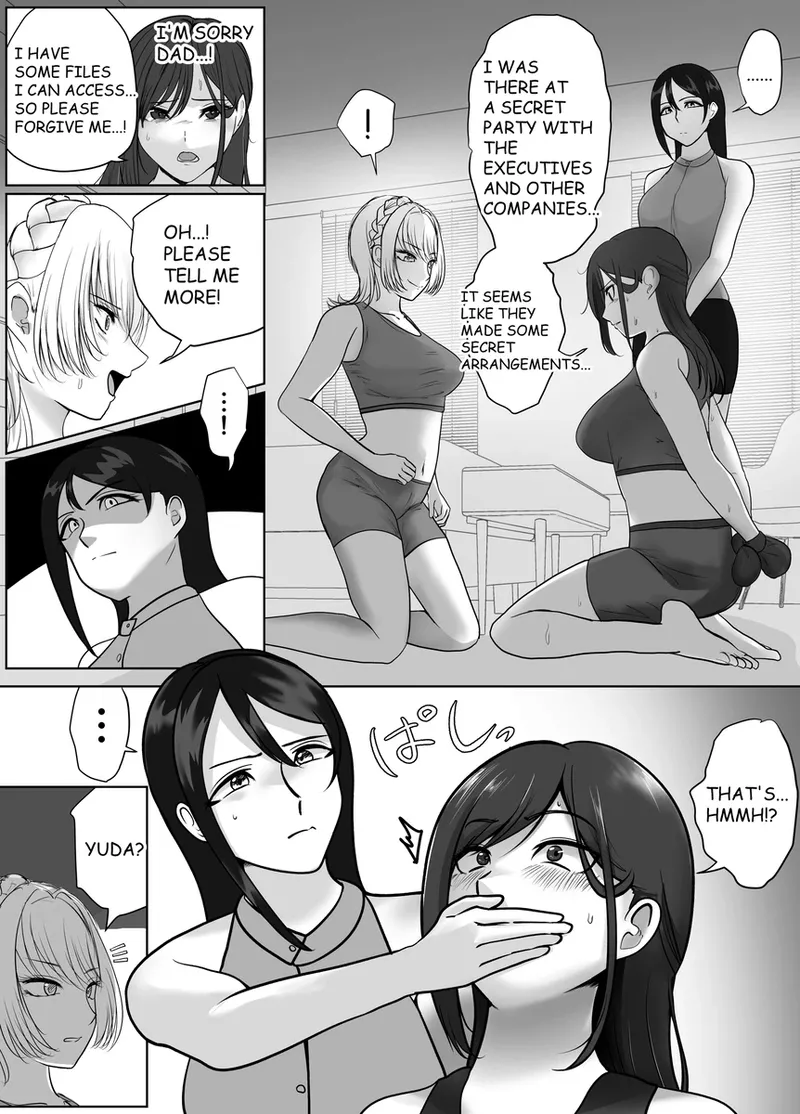 A young lady being arrested. Chapter 1-8 page 143 original parody - mouth mask bondage hentai manga - read online free