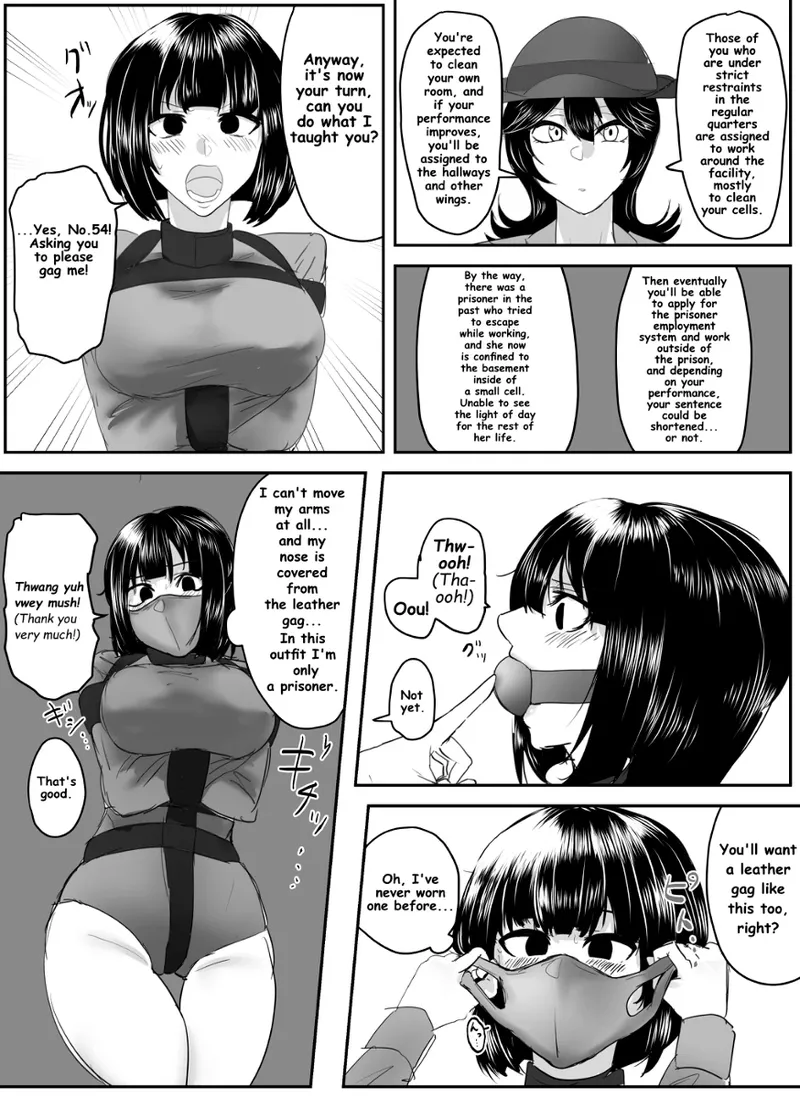 A young lady being arrested. Chapter 1-8 page 37 original parody - gag bondage hentai manga - read online free
