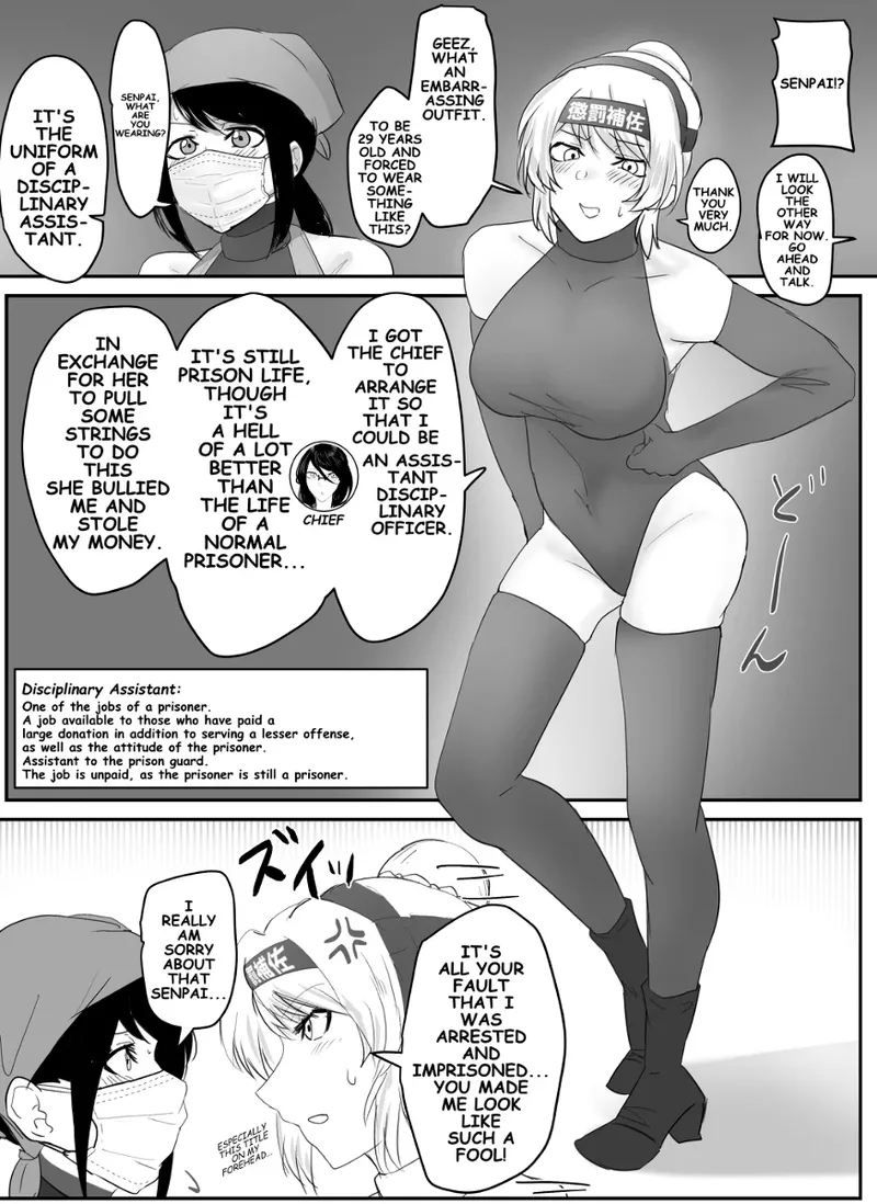 A young lady being arrested. Chapter 1-8 page 47 original parody - mouth mask bondage hentai manga - read online free