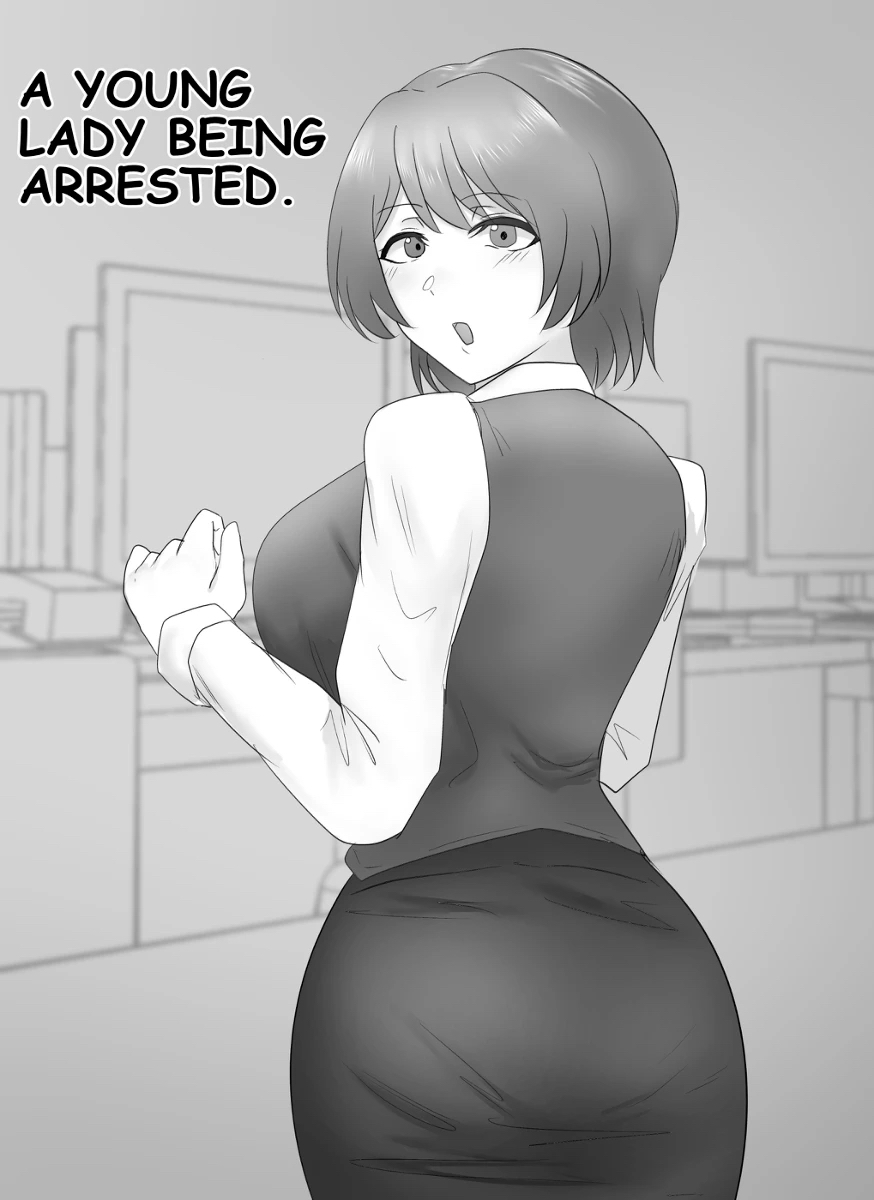 A young lady being arrested. Chapter 1-8 page 54 original parody - gag bondage hentai manga - read online free