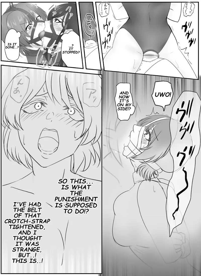 A young lady being arrested. Chapter 1-8 page 59 original parody - gag bondage hentai manga - read online free