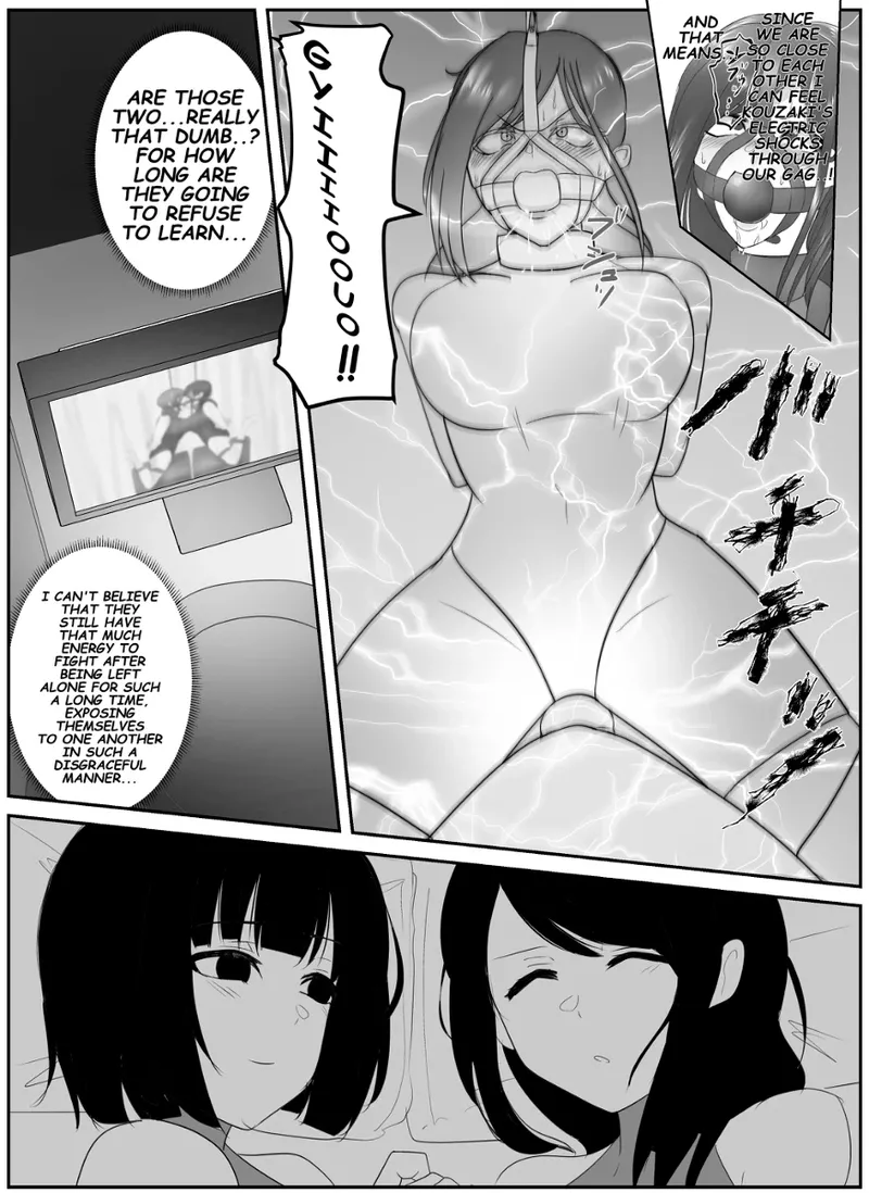 A young lady being arrested. Chapter 1-8 page 63 original parody - mouth mask bondage hentai manga - read online free