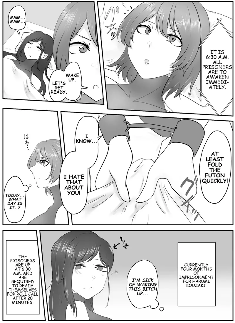 A young lady being arrested. Chapter 1-8 page 66 original parody - gag bondage hentai manga - read online free