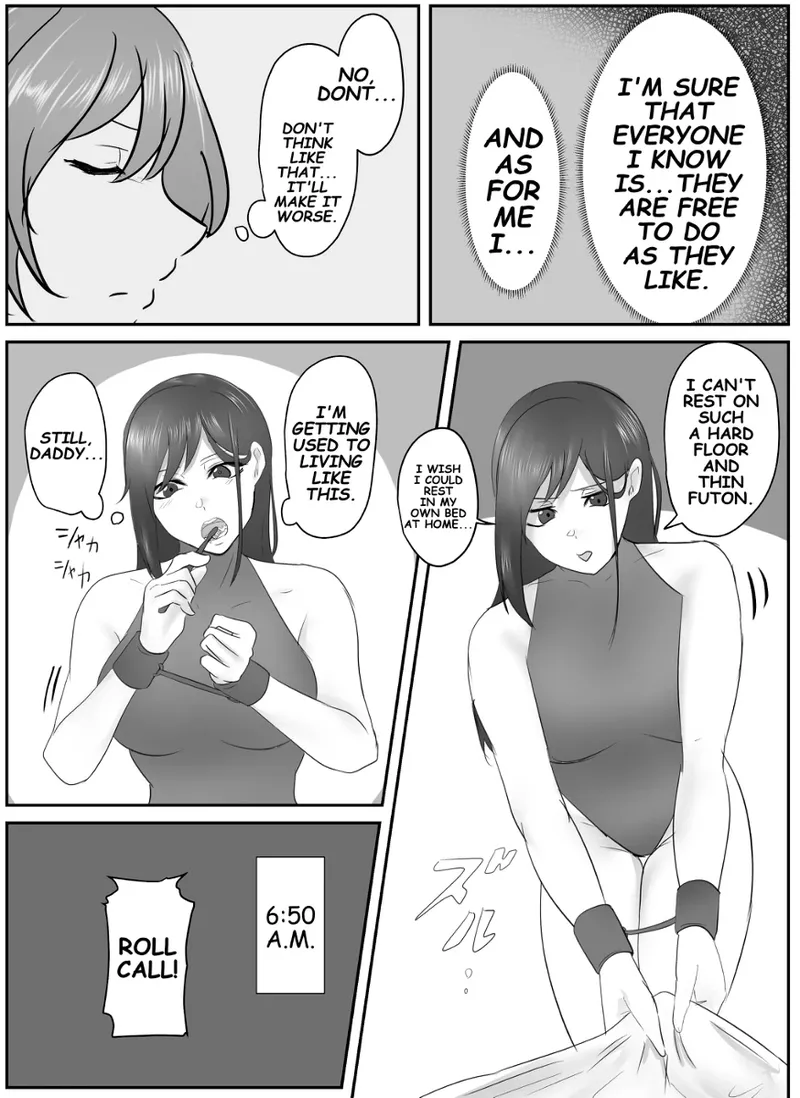 A young lady being arrested. Chapter 1-8 page 67 original parody - mouth mask bondage hentai manga - read online free