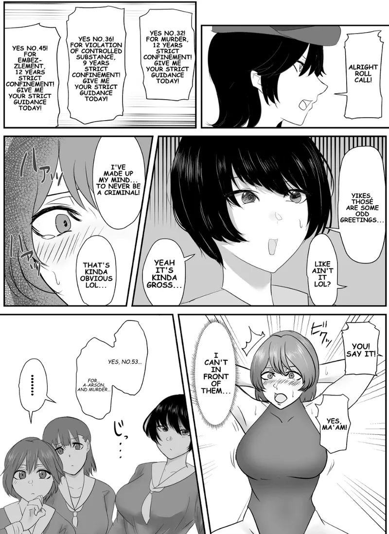 A young lady being arrested. Chapter 1-8 page 70 original parody - gag bondage hentai manga - read online free