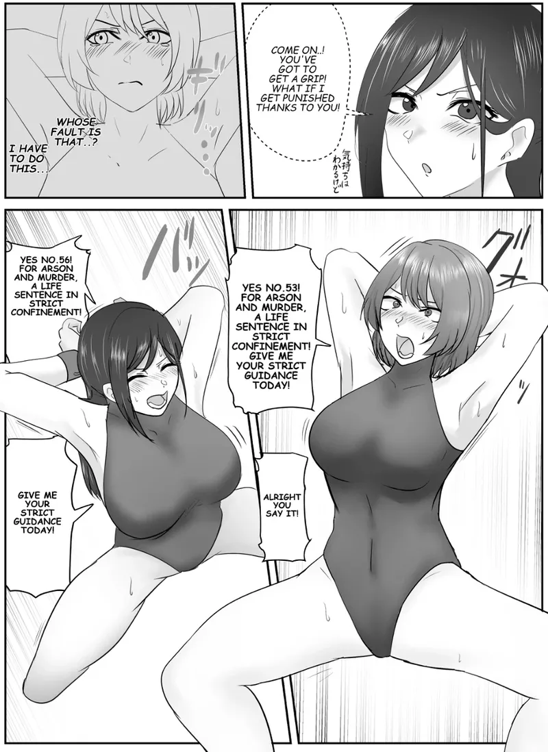A young lady being arrested. Chapter 1-8 page 71 original parody - mouth mask bondage hentai manga - read online free