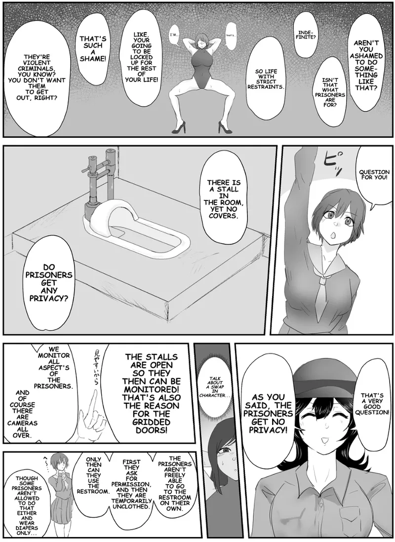 A young lady being arrested. Chapter 1-8 page 72 original parody - mouth mask bondage hentai manga - read online free