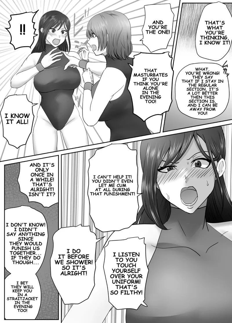 A young lady being arrested. Chapter 1-8 page 81 original parody - mouth mask bondage hentai manga - read online free