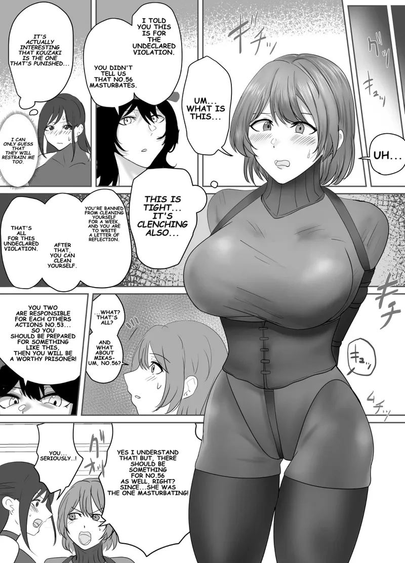 A young lady being arrested. Chapter 1-8 page 85 original parody - gag bondage hentai manga - read online free