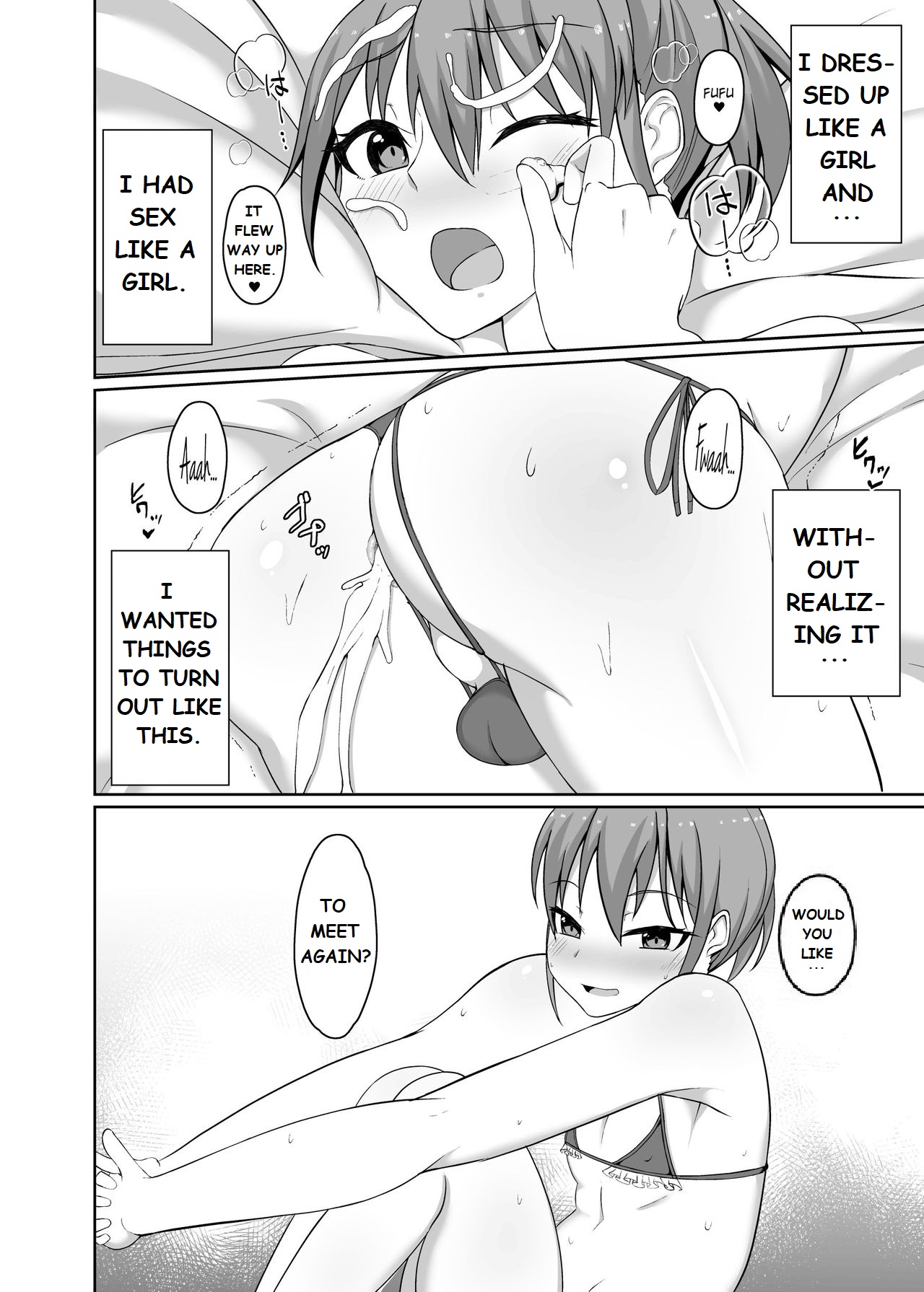Kotone And Kyoya page 23 original parody - crossdressing dickgirl on male hentai manga - read online free