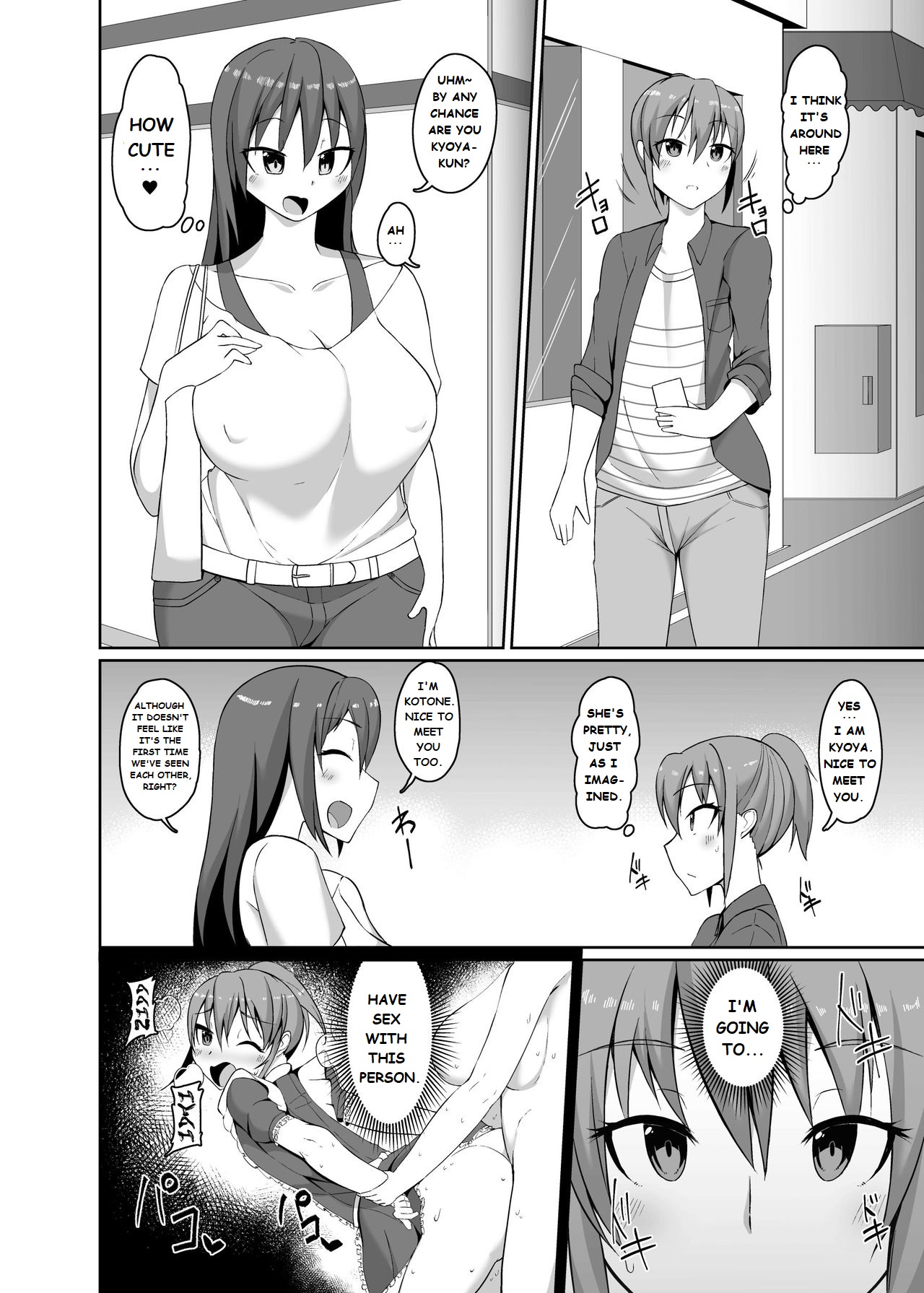 Kotone And Kyoya page 9 original parody - crossdressing dickgirl on male hentai manga - read online free