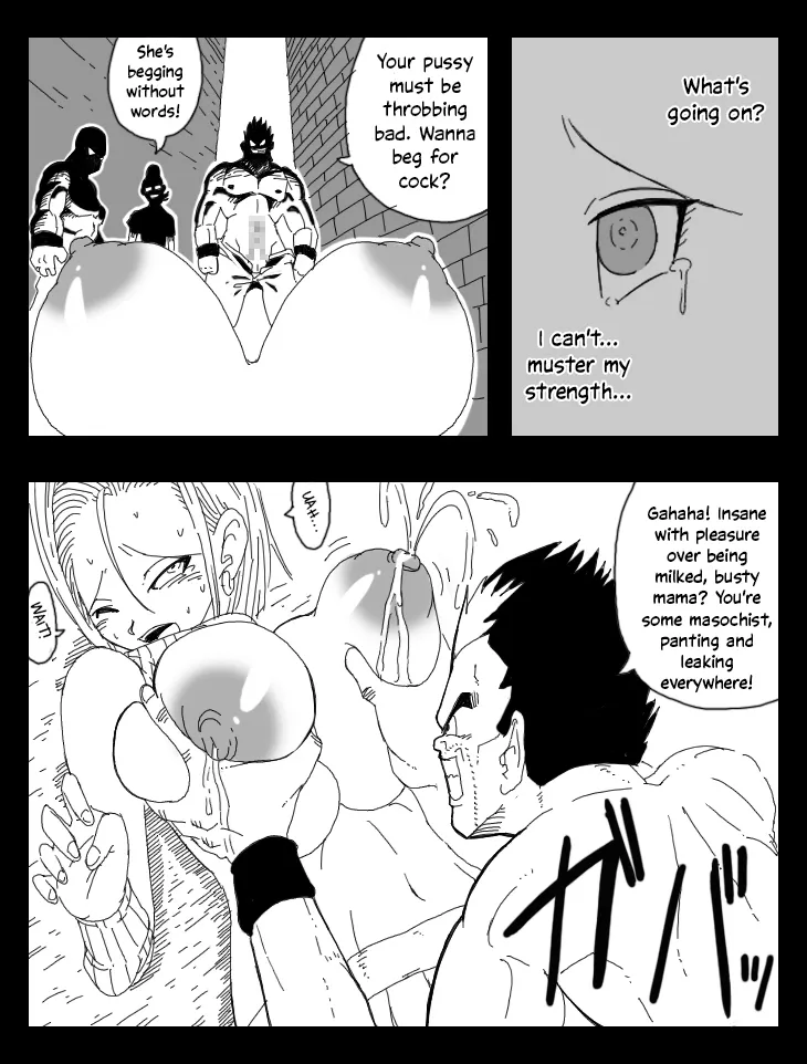 DRAGON ROAD 8 page 22 featuring android 18 dragon ball z parody - sole female big areolae hentai manga - read online free