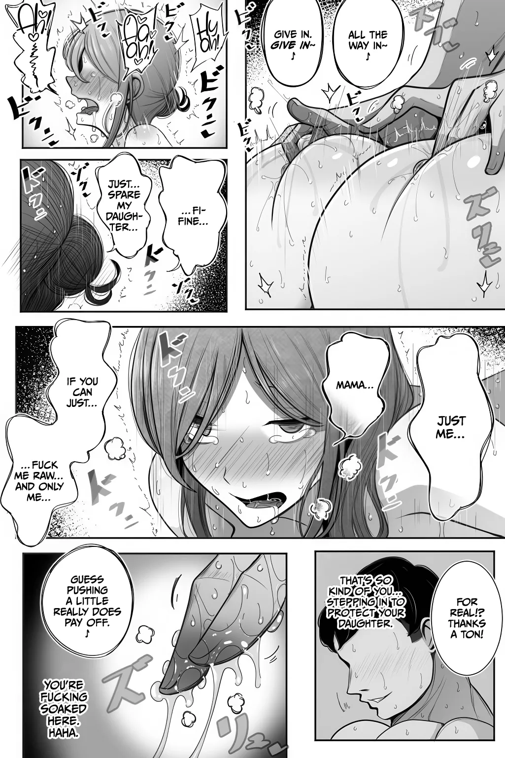 Oyako Netorase Oba to Kanojo o Daite Kudasai page 30 original parody - squirting milf hentai manga - read online free