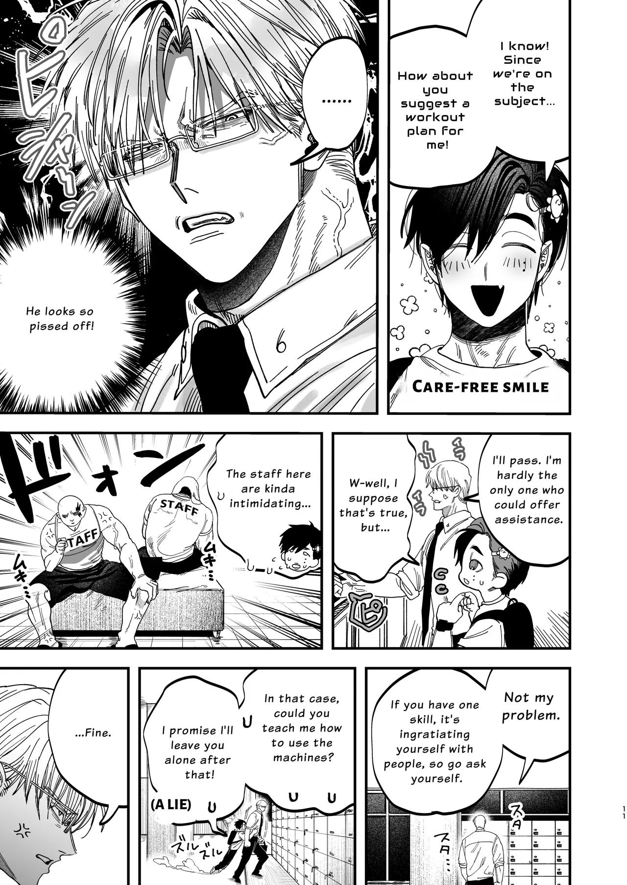 The Beefy Stoic Surgeon is Obsessed with His Younger Golden-Retriever Nurse's Cock! page 12 original parody - nakadashi beauty mark hentai manga - read online free