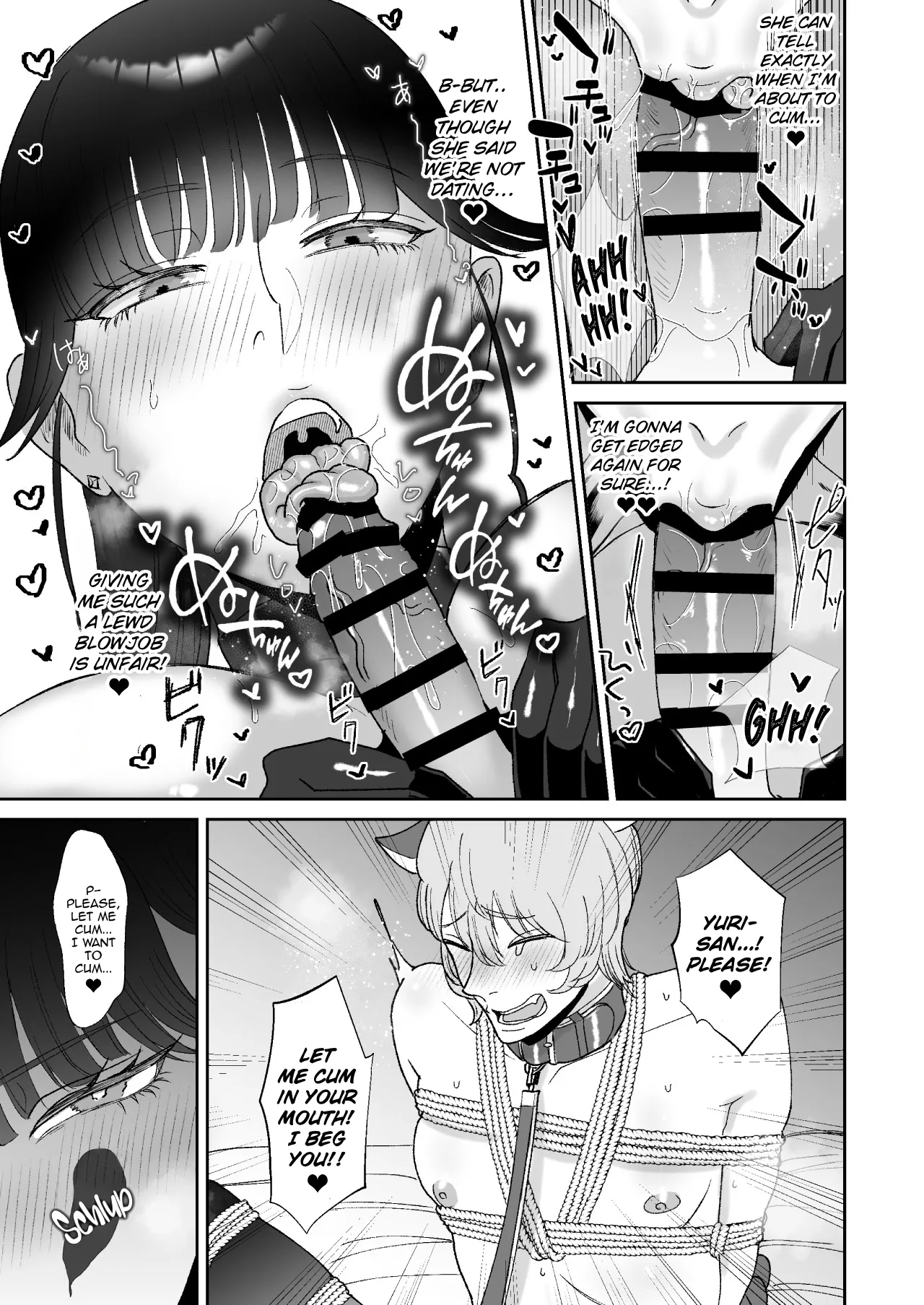 [Okuchi no Okuchi (Watari Kaoru)] Boku wa Maso ga Daikoubutsu na Onee-san no Omocha | I’m the Toy of a Masochist’s Lover Onee-san [English] page 14 original parody - paizuri multiple orgasms hentai manga - read online free