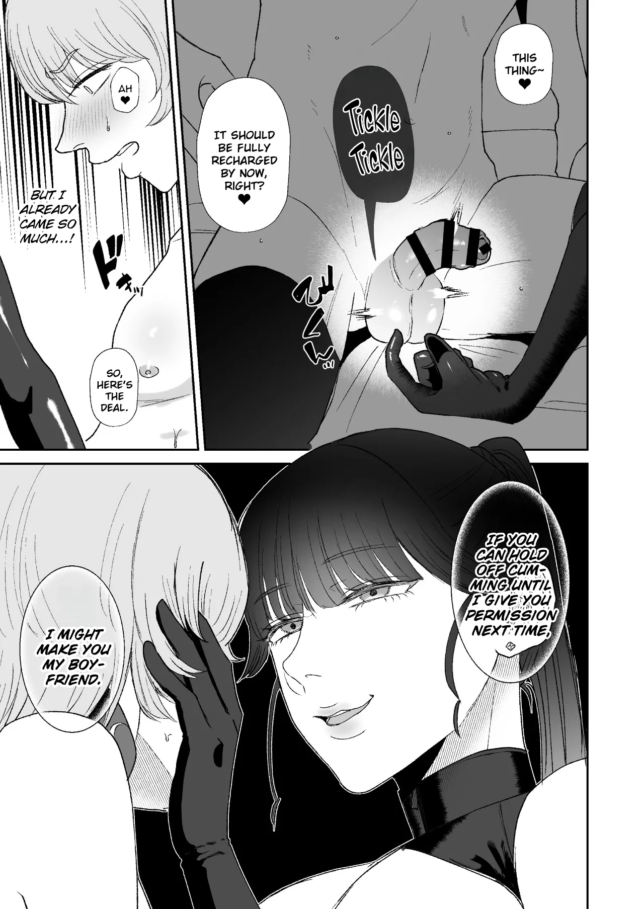 [Okuchi no Okuchi (Watari Kaoru)] Boku wa Maso ga Daikoubutsu na Onee-san no Omocha | I’m the Toy of a Masochist’s Lover Onee-san [English] page 22 original parody - big breasts pegging hentai manga - read online free