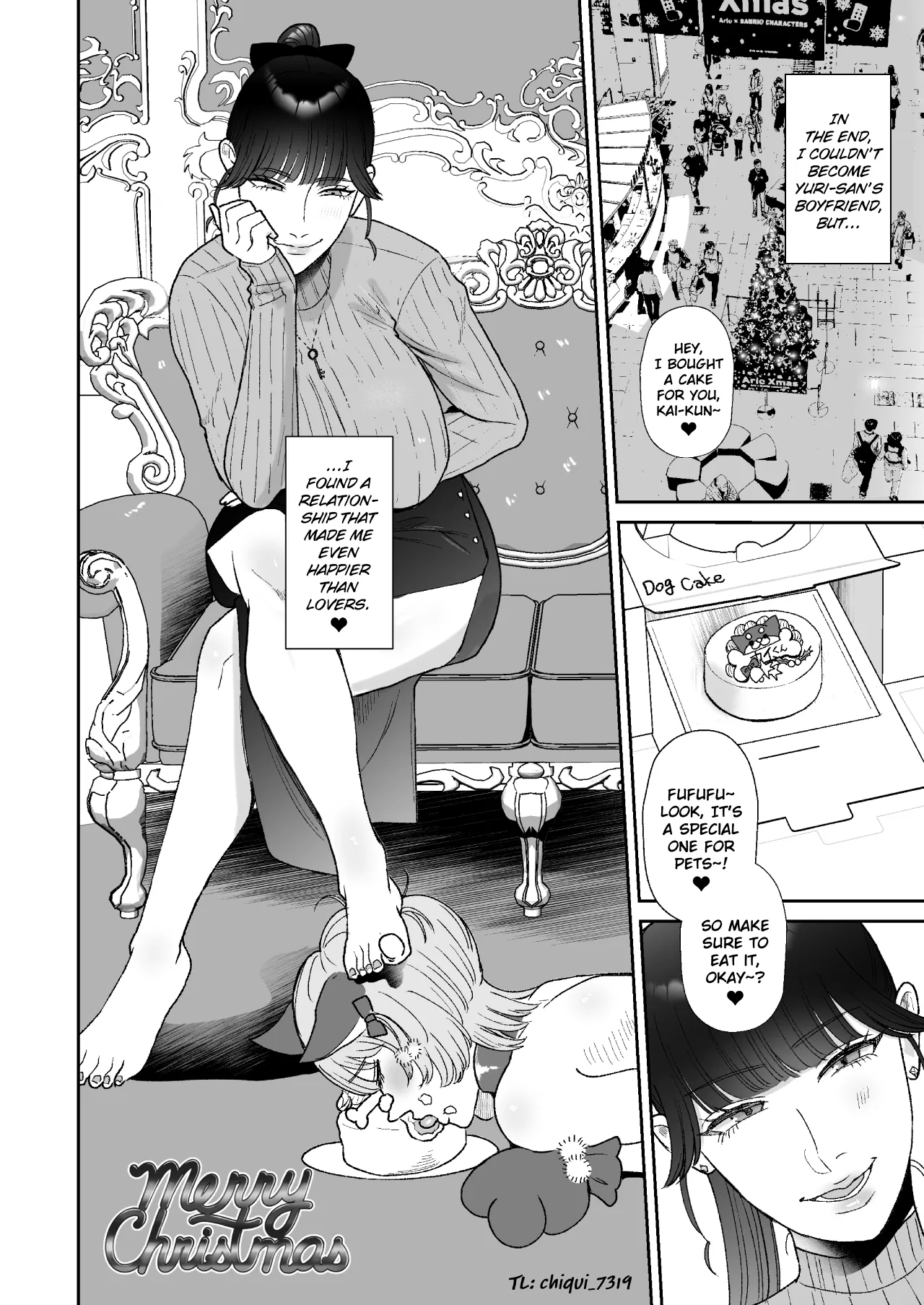 [Okuchi no Okuchi (Watari Kaoru)] Boku wa Maso ga Daikoubutsu na Onee-san no Omocha | I’m the Toy of a Masochist’s Lover Onee-san [English] page 41 original parody - paizuri multiple orgasms hentai manga - read online free