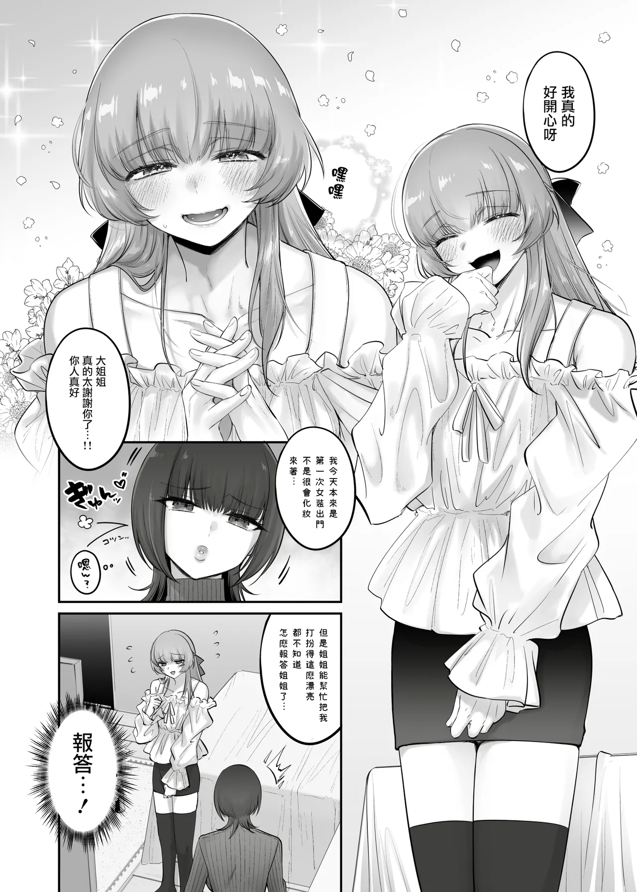 Shoshinsha Josou Danshi o Katte mita! | 試著圈養了女裝新手男孩子♂ page 14 original parody - sole female sole male hentai manga - read online free