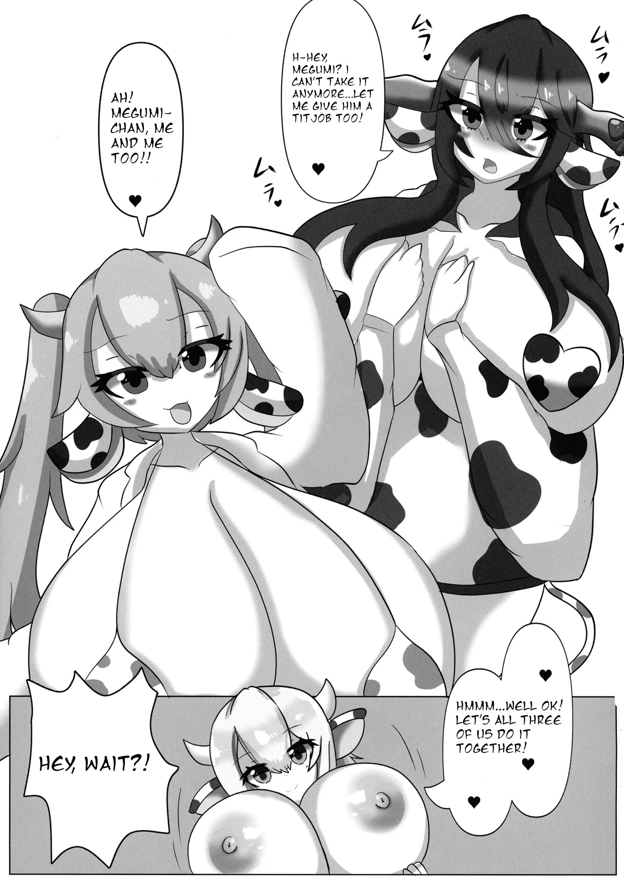 HaraUshi Haramasete sukue Shounen to Nana-ri no Bakunyuu Ushiko page 9 original parody - paizuri big breasts hentai manga - read online free