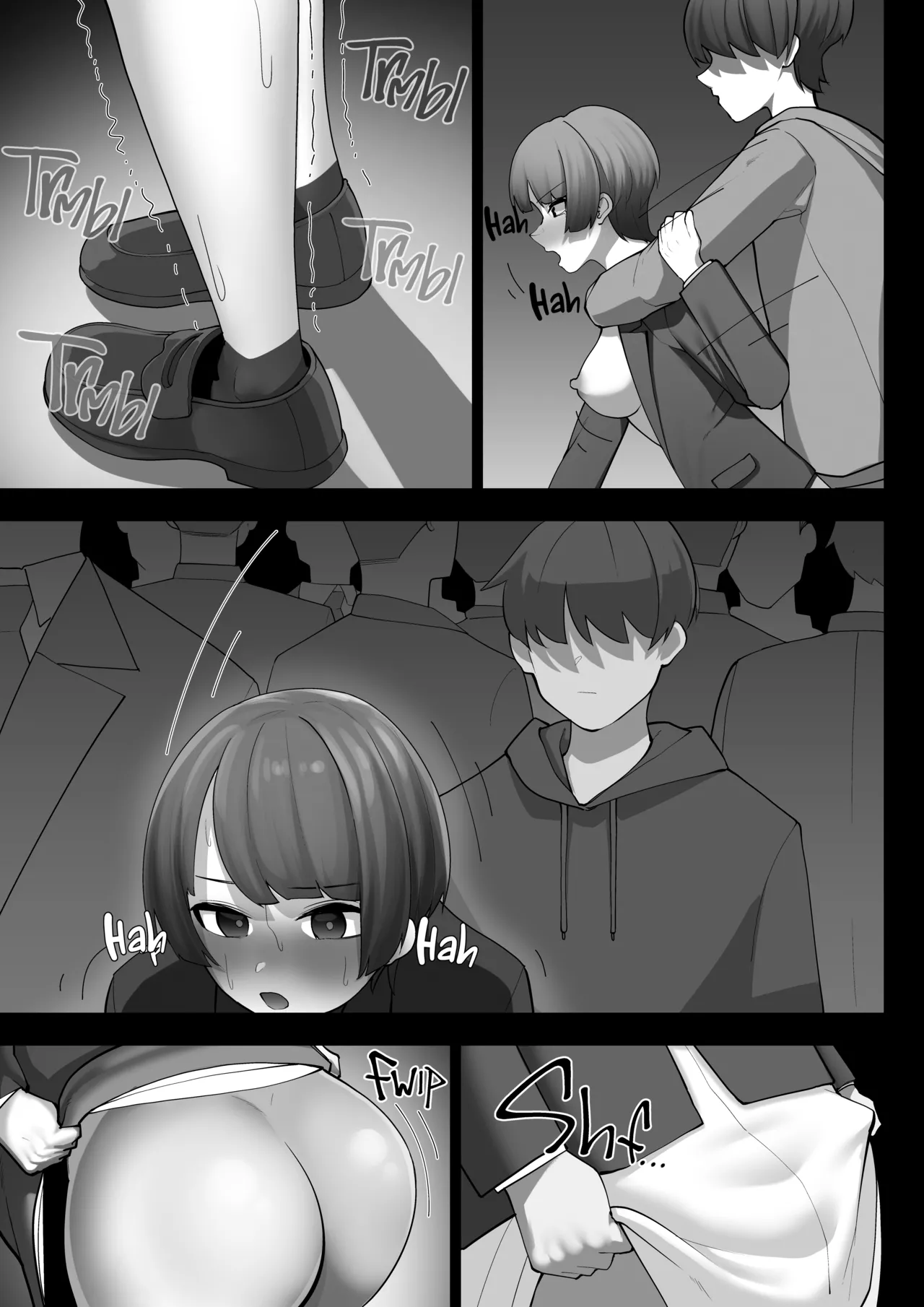 Manin Densha | Full Train page 35 original parody - sole female sole male hentai manga - read online free