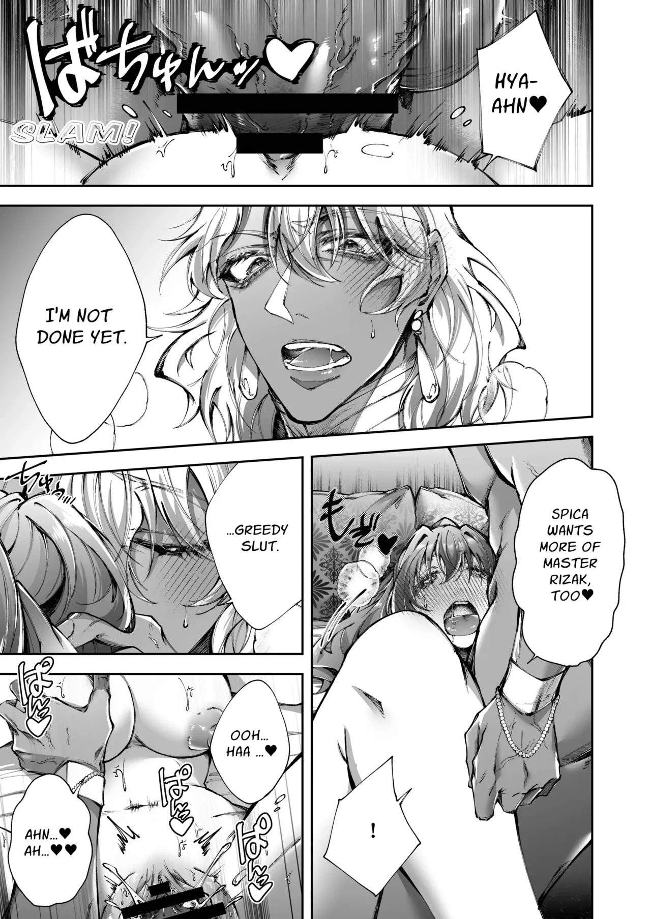 [DARKMOON (Ishimochi, Sumeragi Yui)] Mahou no Lamp ~Nannari to Gomeirei o Douzo~ | The Magic Lamp ~your wish is my command~ [English] [Signe] page 36 original parody - kissing big breasts hentai manga - read online free