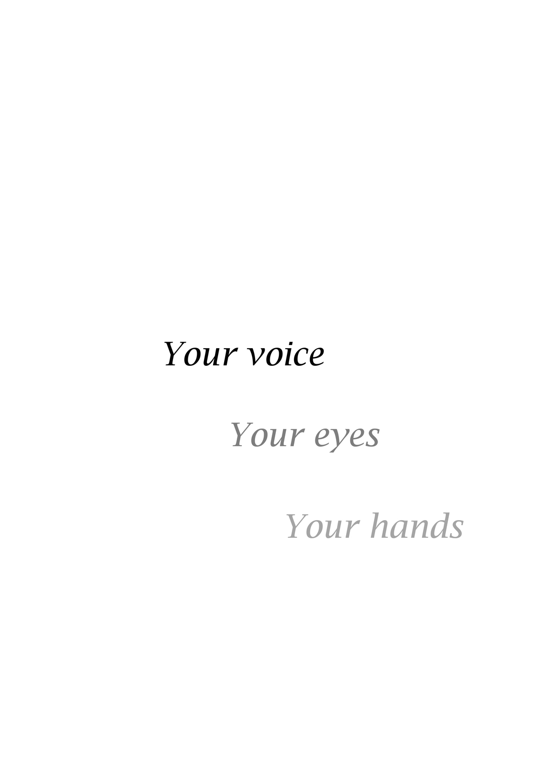Your voice, Your eyes - Page 26
