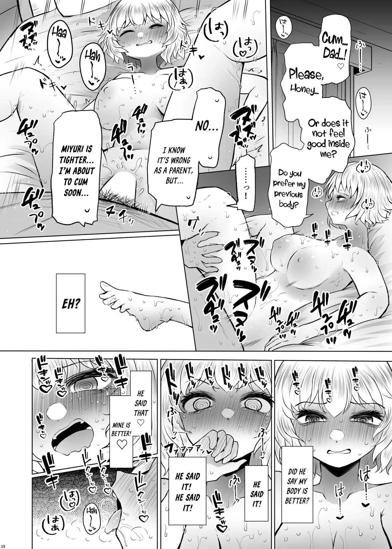 Idensei Shikkan no Risk ga Nai nara Papa to Kozukuri Shite mo Ii yo ne 3 page 18 original parody - pregnant full censorship hentai manga - read online free