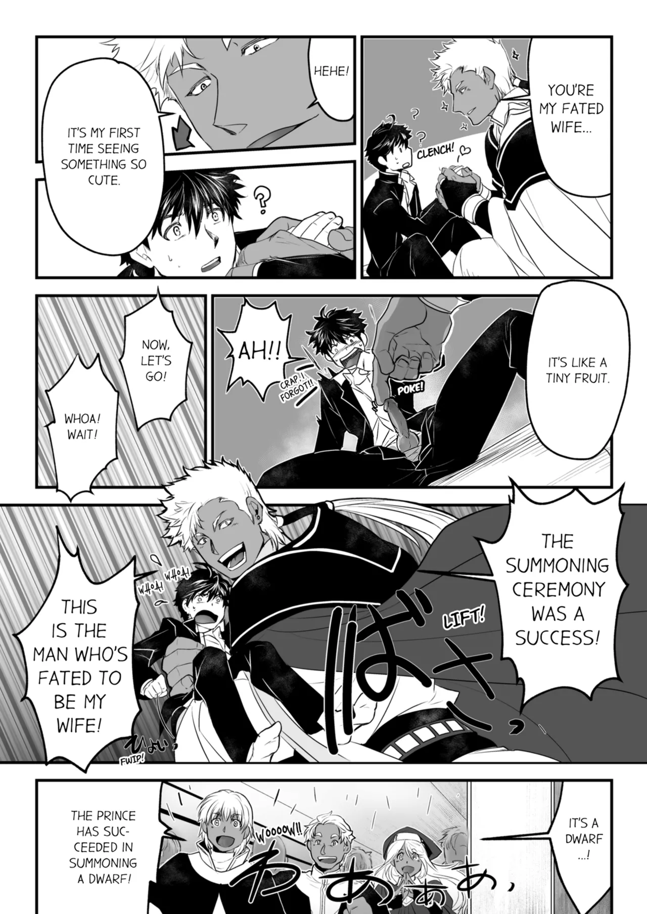 Kyojinzoku no Hanayome | The Titan's Bride Vol. 1-2 page 11 - kissing uncensored hentai manga - read online free