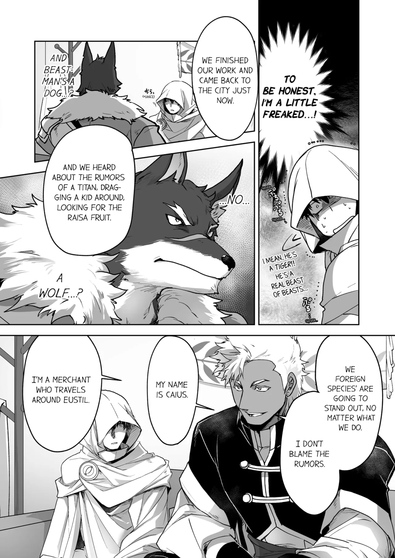 Kyojinzoku no Hanayome | The Titan's Bride Vol. 1-2 page 124 - kissing uncensored hentai manga - read online free