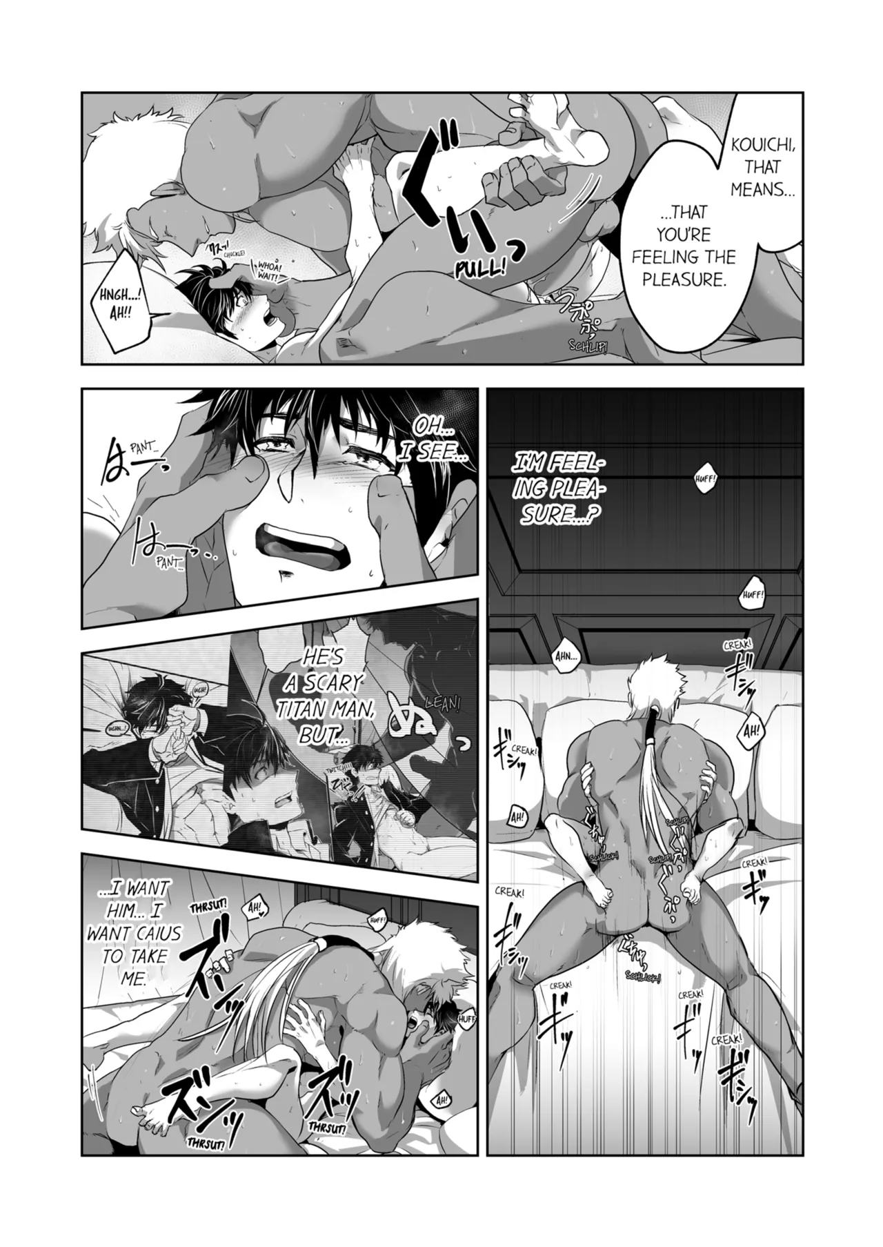 Kyojinzoku no Hanayome | The Titan's Bride Vol. 1-2 page 80 - kissing uncensored hentai manga - read online free