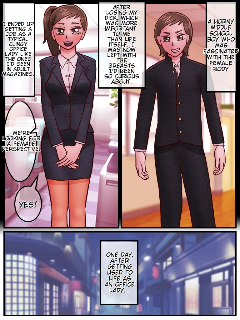 The Half-Life of a Man Who Became a Woman in Junior High page 9 original parody - full color mosaic censorship hentai manga - read online free