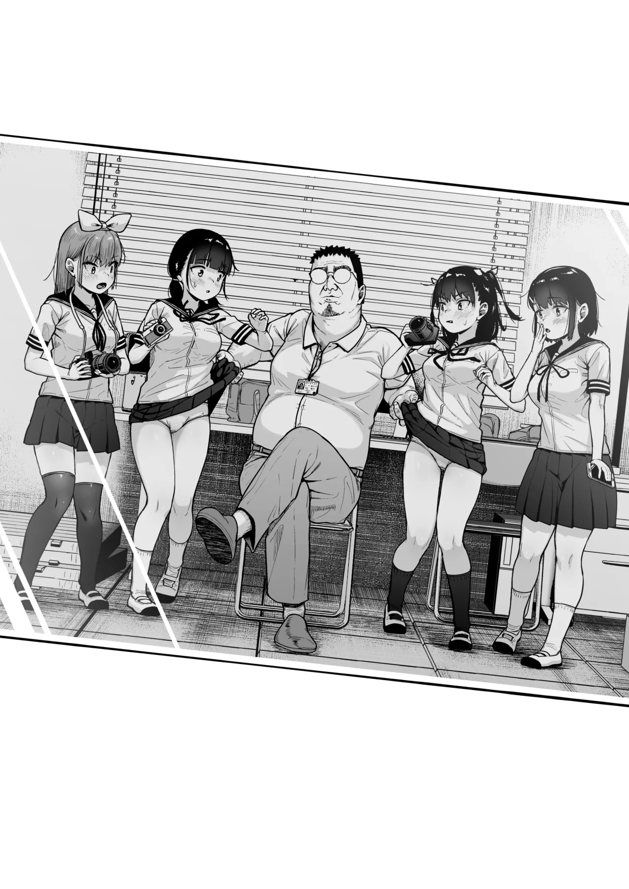 [Circle Mizusane (Mizusane)] Joshi Shashin-bu to Oji-san Shidouin 5 page 63 original parody - glasses schoolgirl uniform hentai manga - read online free