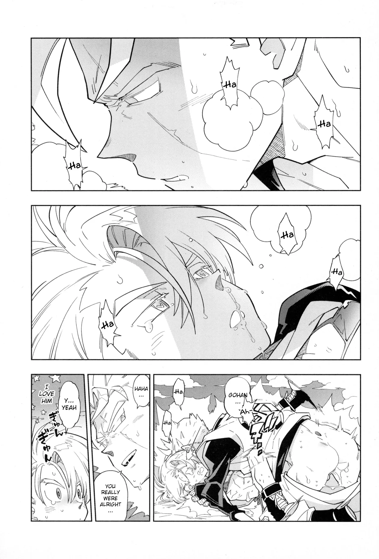 Nee Gohan-san Micro Bikini Suki desu ka? | Hey Gohan, Do You Like Microbikinis? page 21 featuring trunks briefs dragon ball z parody - anal crossdressing hentai manga - read online free