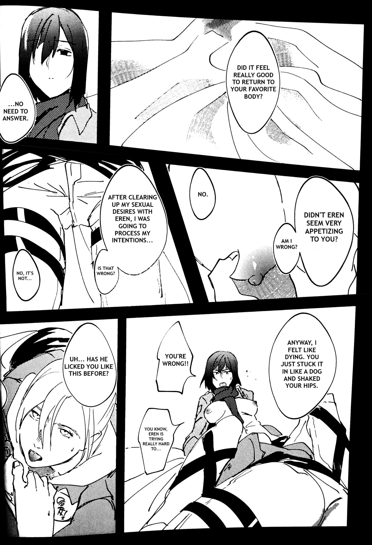 Gukou page 13 featuring mikasa ackerman shingeki no kyojin parody - females only yuri hentai manga - read online free